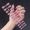 Almond nail stickers for manicure, fake nails