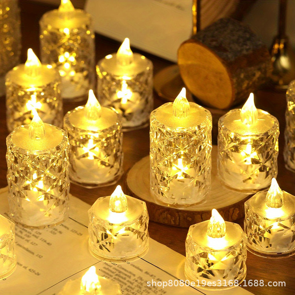 Transparent electronic decorations for party