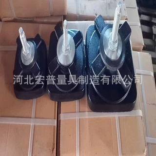 方型四爪减震调整垫铁地脚 重型数控机床垫脚 注塑机防震球墨脚杯