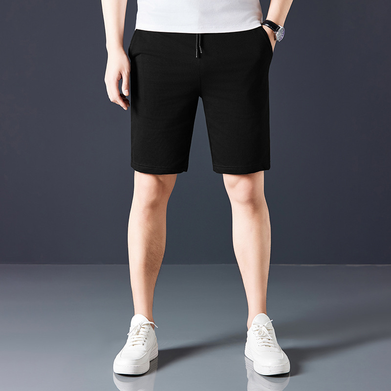 Summer Five-Point Shorts 2025 New Loose Pure Cotton Versatile High-Waist Casual Sports 280g 100% Cotton