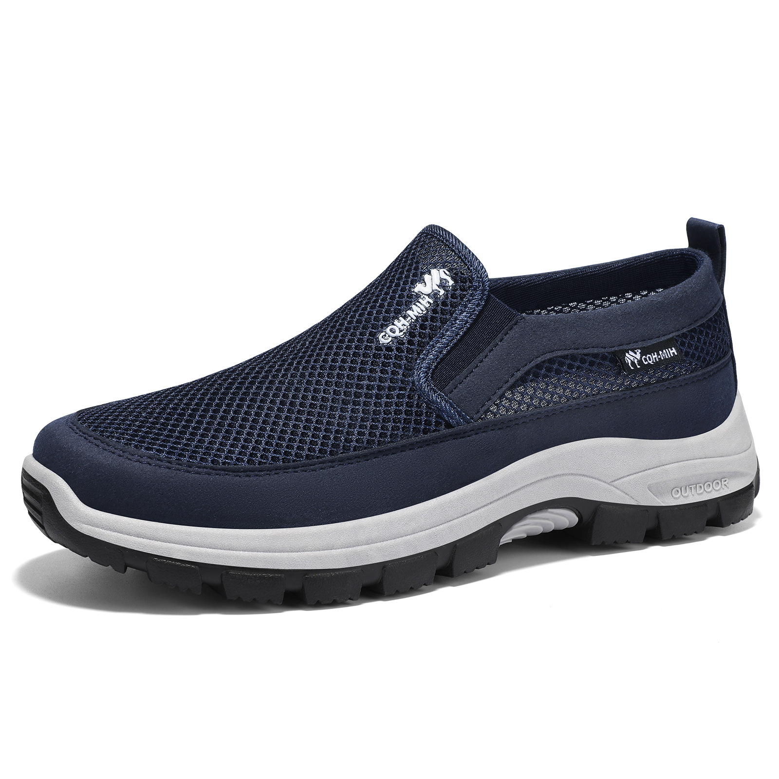 Zapatos de malla transfronterizos para hombres zapatos de verano transpirables zapatos casuales ligeros zapatos de papá de tamaño grande viejos zapatos de tela de Beijing zapatos simples