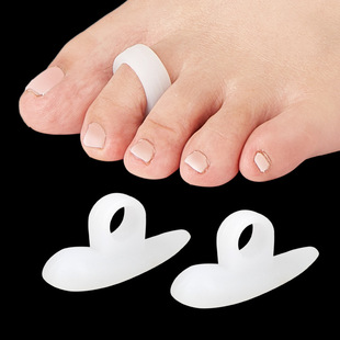Single hole toe pad valgus overlapping correction pad hammer toe separation bending deformation Toe Toe splitter source factory