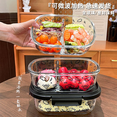 電子レンジ専用加熱弁当箱、冷蔵庫、家庭用ガラス弁当箱、サラリーマン弁当箱