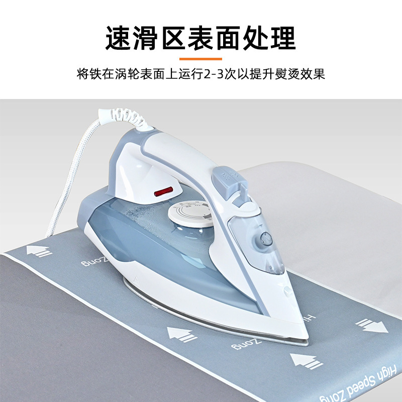 クロスボーダーシルバーメッキアイロン台カバーベルクロホテル純綿プリントアイロン台パッド家庭用断熱アイロン台布カバー|undefined