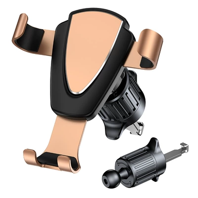 Car phone holder, Spiral Hook Car Phone - yc03-metal-gravity-bracket-hook-gold
