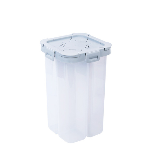 Grain compartment storage box storage tank plastic kitchen storage tank food storage tank sealed box, storage