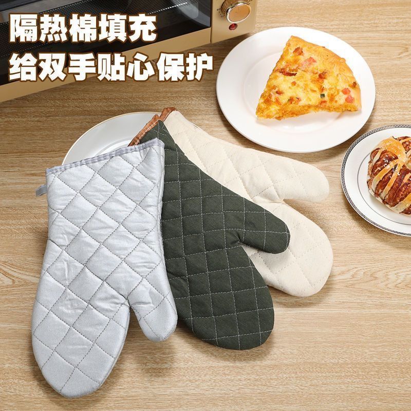 防烫手套隔热加厚厨房烤箱专用烘焙耐高温防滑防热微波炉烘培|undefined