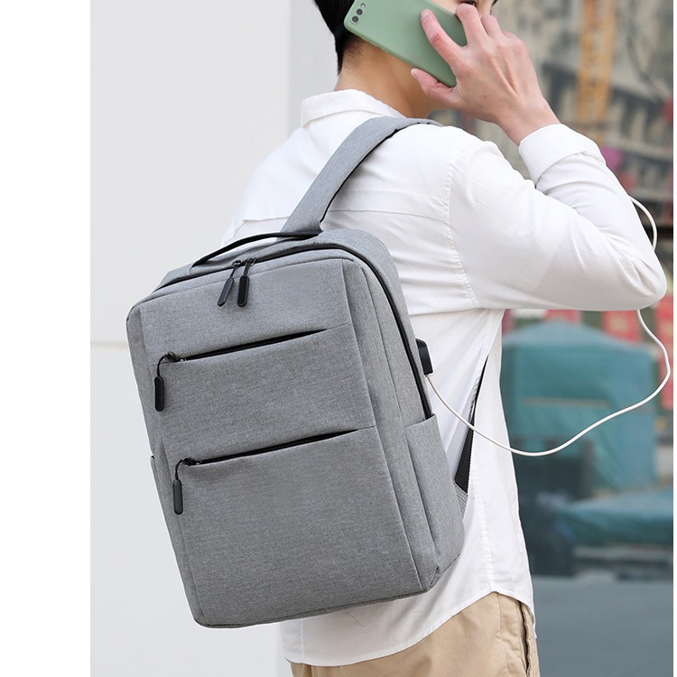 Mochila grande para hombre, diseño simple, ligera, ideal para trabajo o universidad