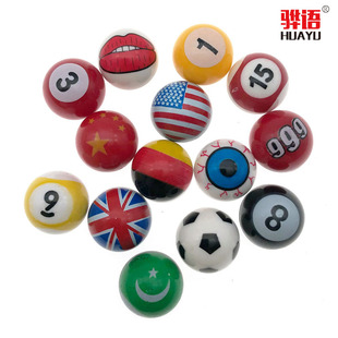 Car personality spherical creative tire valve cap cute expression series modified decorative valve cap dustproof