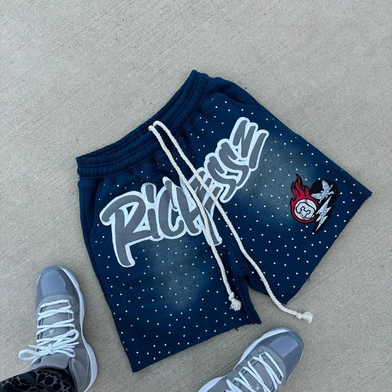 2025 New Cross-border PICHESSE 3 Printed Shorts 2024 New Hot All-match Trendy Sports Pants Hot