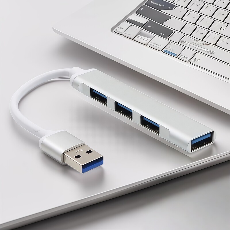 Usb3.0 4-Port Splitter Mini Portable Docking Station Laptop High-Speed Hub Hub