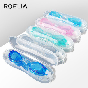 Factory Direct recommend waterproof swimming goggles unisex swimming goggles wholesale plain multi-color optional support mixed batch