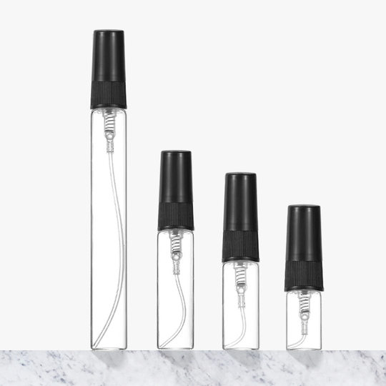 Factory direct sale 2ml 3ml 5ml 10ml perfume sub-Bottle perfume sample bottle glass spray bottle trial pack