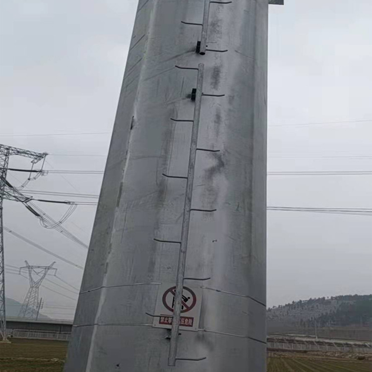 杆塔用爬梯 聚源厂家生产 来图生产 角钢/方管/圆管 抱箍式爬梯