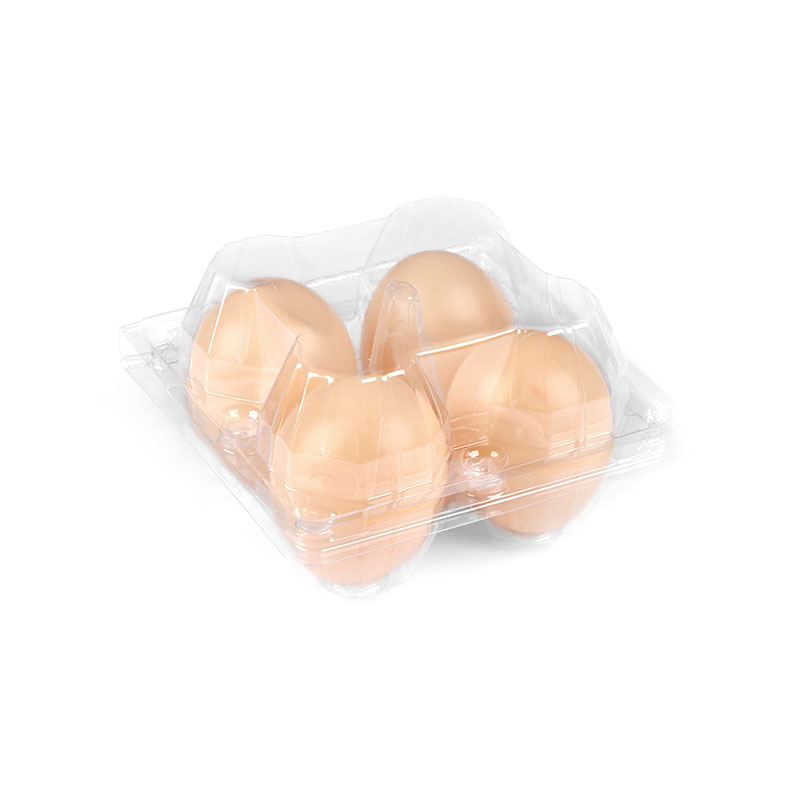bandeja de huevos de plástico desechable con cubierta transparente 10 paquetes 6 paquetes de huevos de mascotas gruesas fábrica directa
