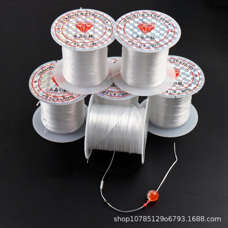 Non-Stretch Crystal Transparent Fishing Line Multi Size 0.25-0.8mm Handmade DIY Made Transparent Line in stock Non-Stretch Crystal Transparent Fishing Line Multi Size 0.25-0.8mm Handmade DIY Made Transparent Line in stock
