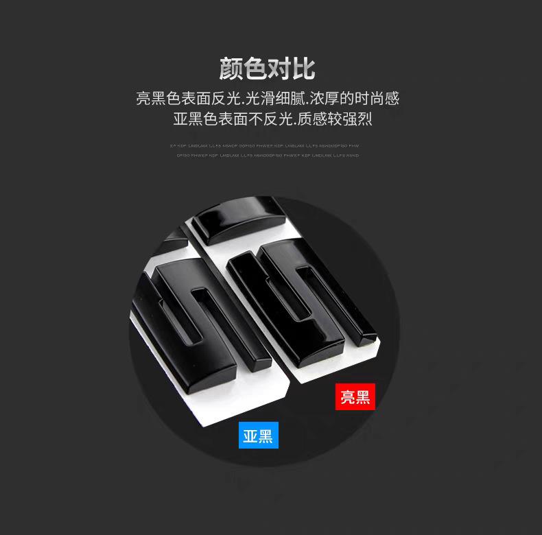 Suitable for Bmw Rear Logo M135I M235Im550I New Rear Logo 1 Series 2 Series Modified Car Sticker Car Logo