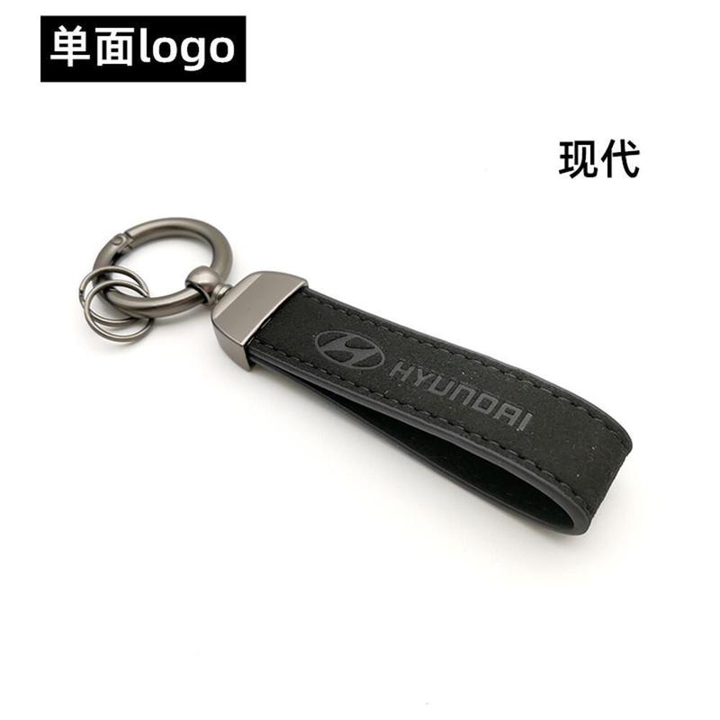 スエードレザーカーキーホルダートレンディなブランドカーロゴキーホルダーメンズハイエンドペンダントメルセデスベンツメタルレザーキーホルダー|undefined