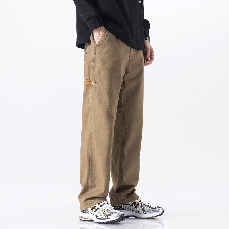 Men's Straight Casual Pants Men's Autumn Pants Men's khaki Crane Pants Cutting Wood Pants 2024 New Mountaineering Pants Men's Straight Casual Pants Men's Autumn Pants Men's khaki Crane Pants Cutting Wood Pants 2024 New Mountaineering Pants