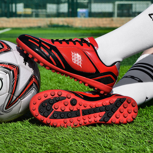 New children's football shoes, men's and women's long spike turf training shoes, competition broken spike sneakers, youth sports shoes wholesale