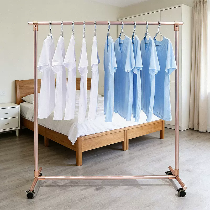 厂家批发服装店展示架落地女装挂衣架铝合金服装中岛架童装服饰架