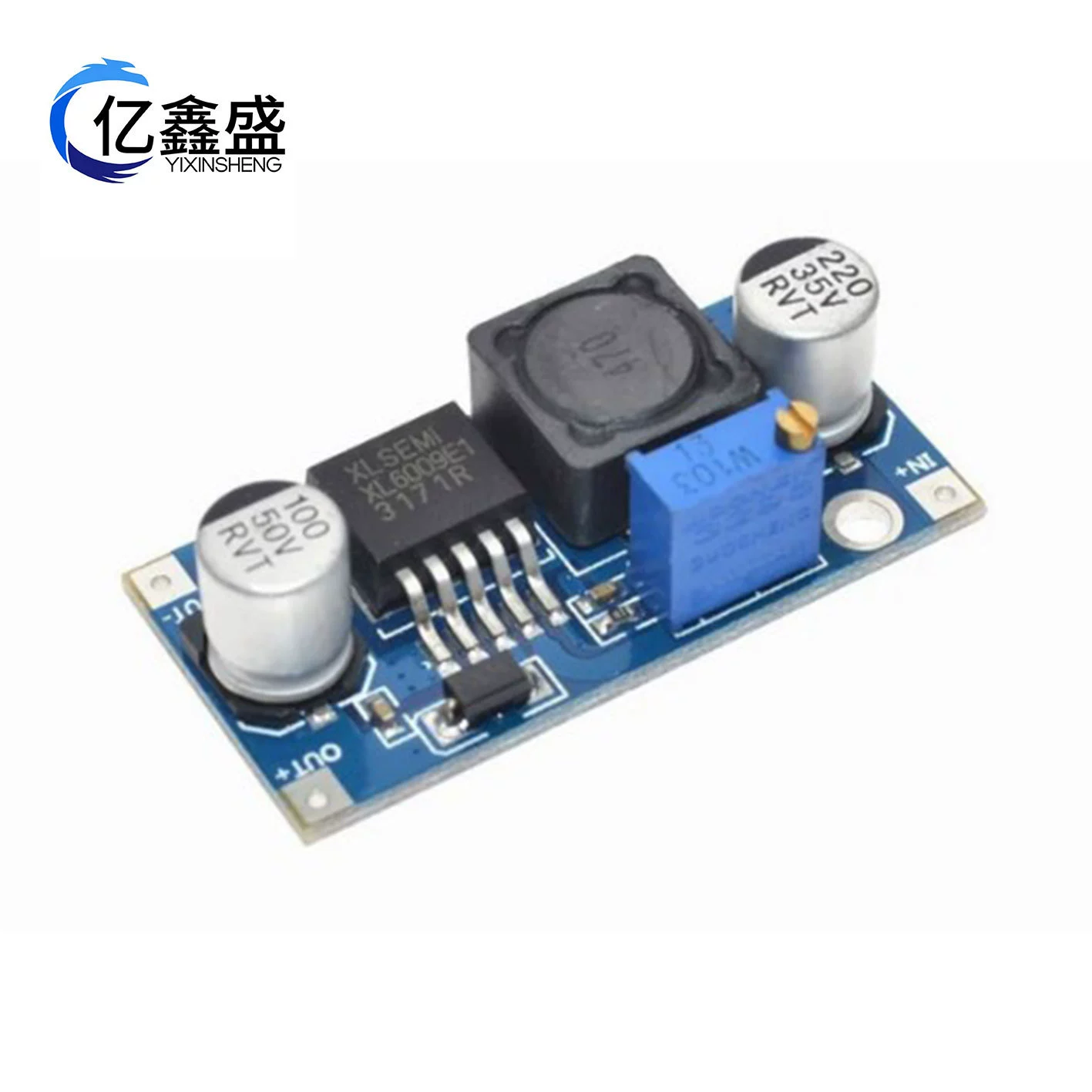 Модуль повышения XL6009 DC-DC выходной регулируемый ток модуля питания ультра LM2577 4A