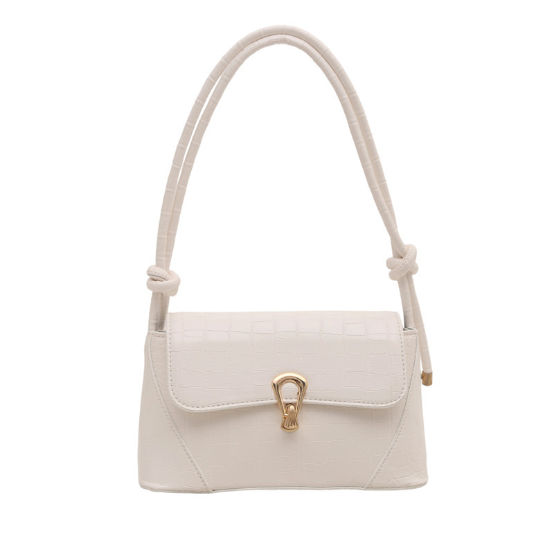 Bolso de hombro, color sólido, diseño de nicho, bolso femenino, 2025 primavera, nueva tendencia, bolso de mensajero coreano, bolso cuadrado pequeño femenino