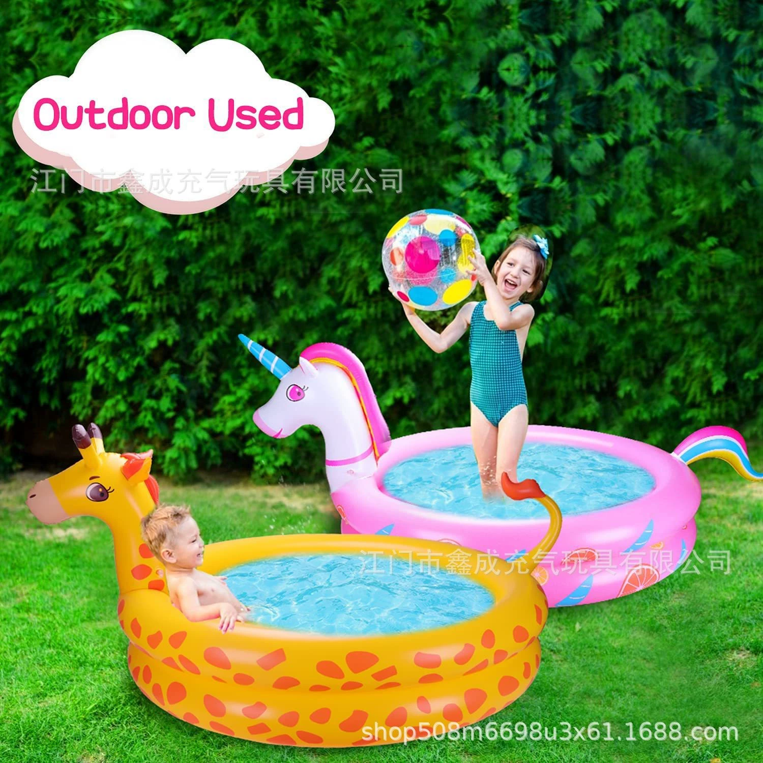 ПВХ надувной бассейн жираф бассейн бассейн детские игрушки для детей