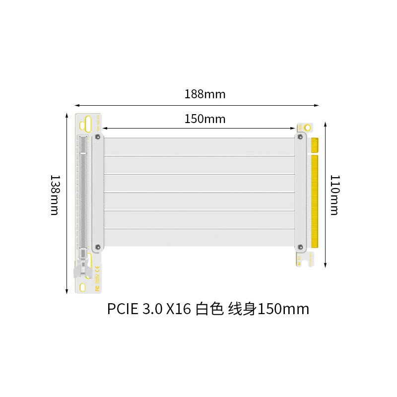 [PCI-E 3.0 4.0 16x видеокарта удлинитель 90 градусов переходник для быстрой передачи, стабильный]