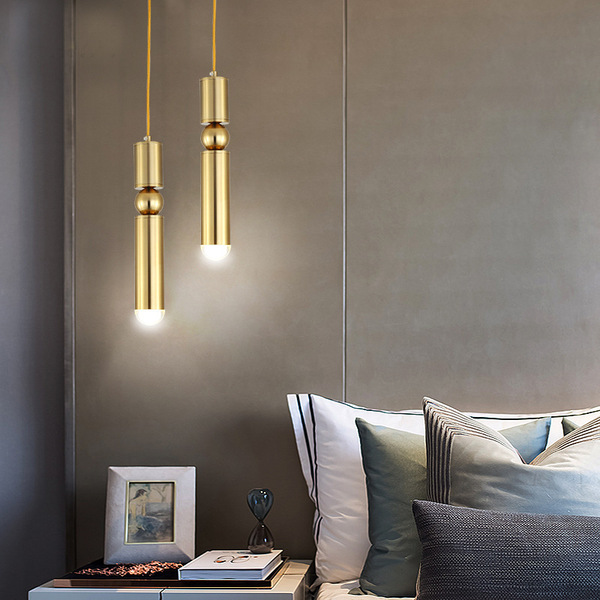 Modern and minimalistic creative ceiling lamp for bed