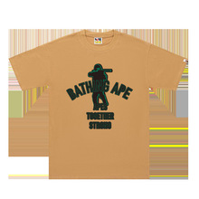 X05 Ape Man Printed Cotton Short Sleeve All-match Top