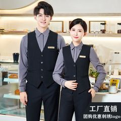 Hotel dining service staff uniform professional set bar billiard restaurant front desk receptionist workwear
