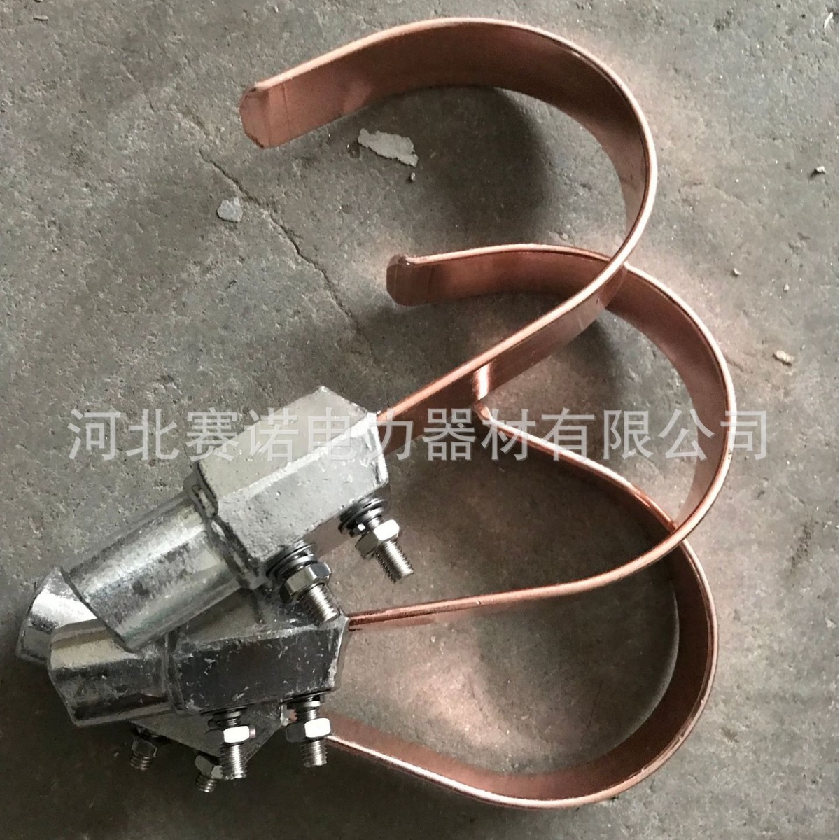 铜接地棒头 铜线夹双舌型户外线路接地线夹 平口接地棒线夹铜的