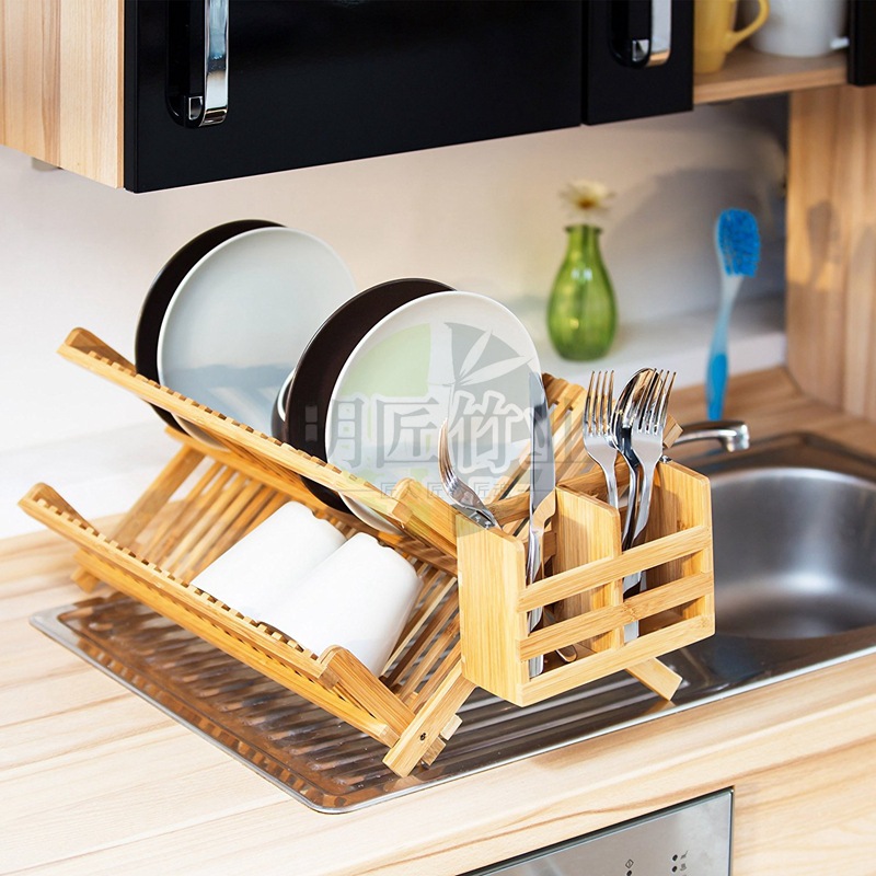 Cross Dish Drainer with Cutler