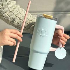 星爸爸巨无霸吸管杯大容量900ML