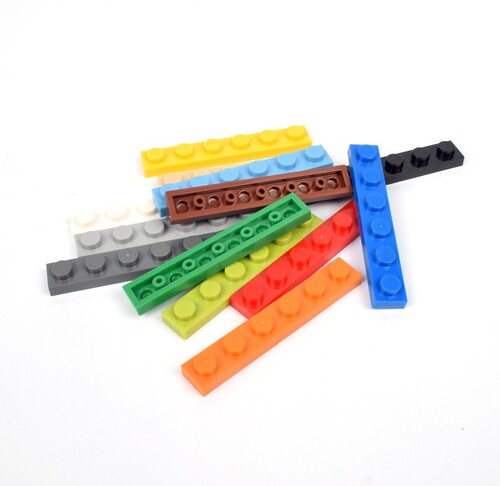 Compatible with LEGO 3666 basic accessories bulk small particle assembled building blocks MOC parts thin sheet board 1x6 low brick