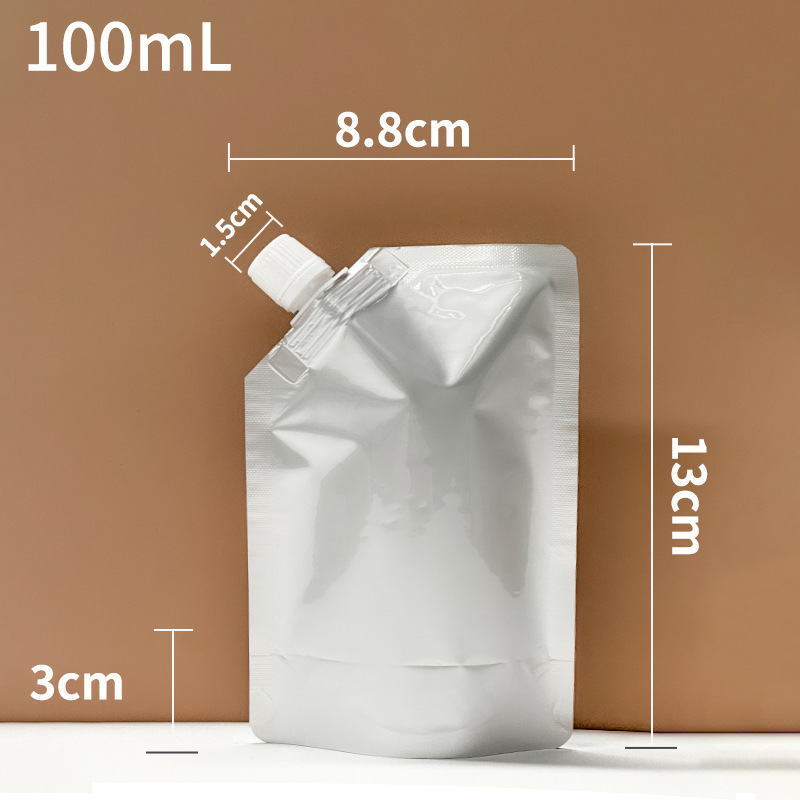 アルミ箔吸口袋ソーススープ牛乳液体包装袋飲料自立式出前スープ袋高温100度|undefined
