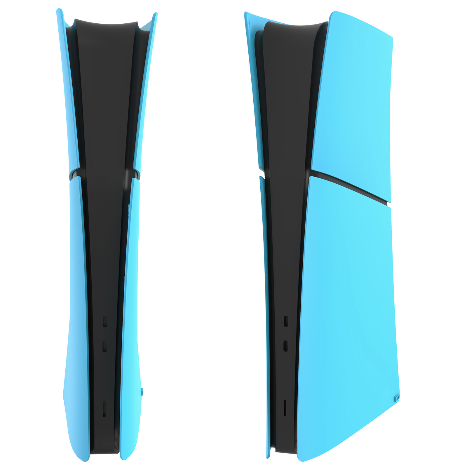Exclusivo transfronterizo para PS5 Slim Carcasa de repuesto de fibra de carbono Funda protectora de consola de juegos Versión de unidad óptica digital desmontable