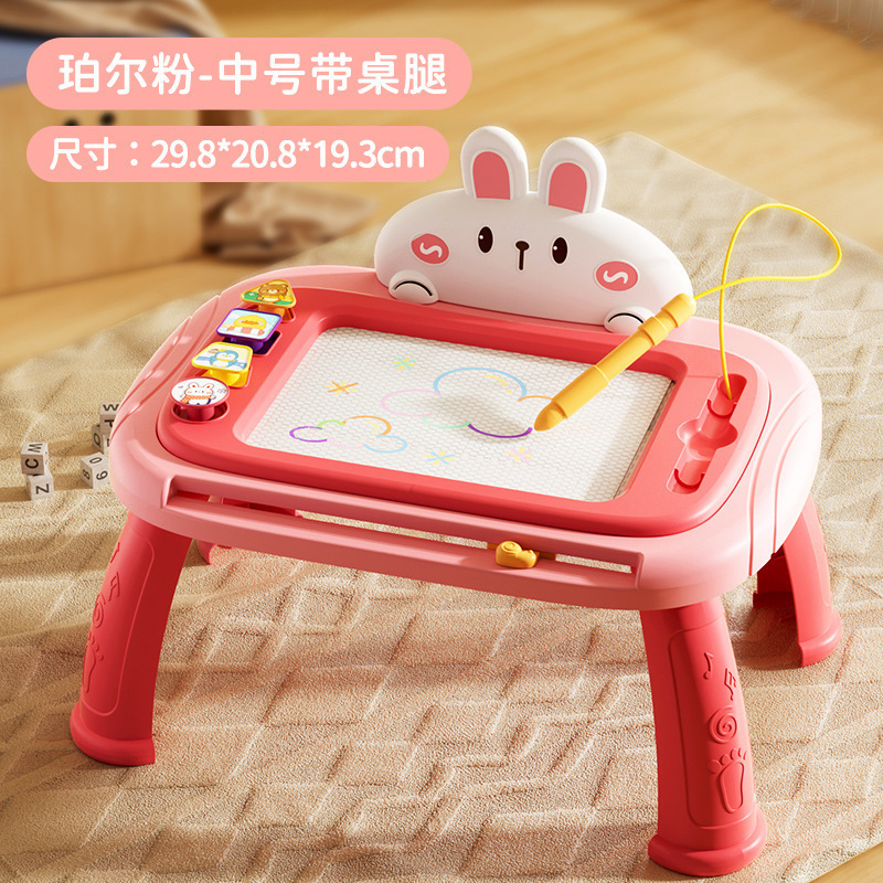 子供用お絵かきボード、家庭用幼児用磁気大文字ボード、赤ちゃん落書き磁気絵画おもちゃ、絵画と書き込みボード、消去可能|undefined