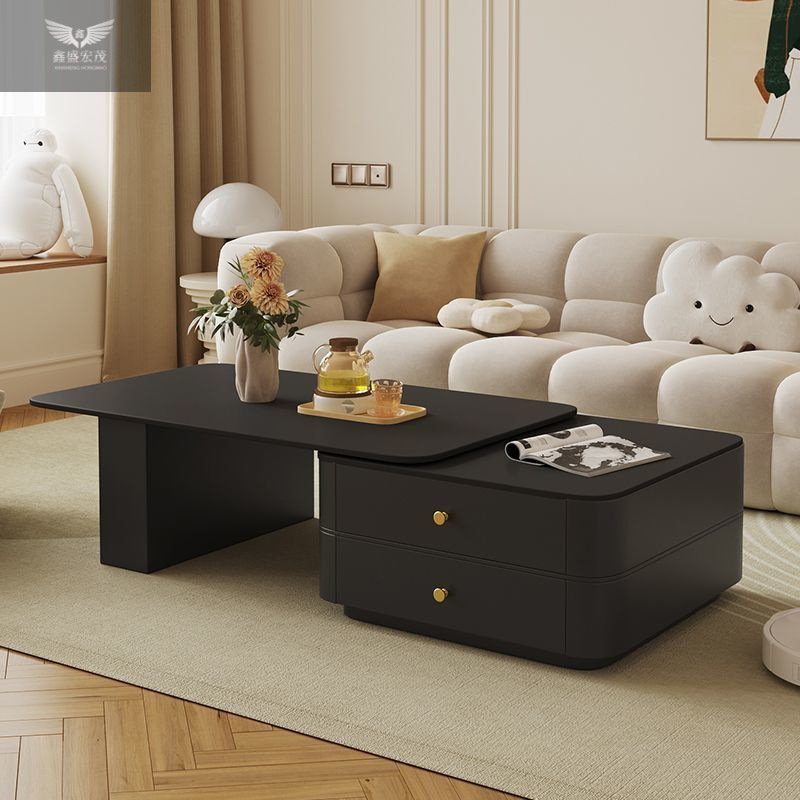 Luz de lujo alta mesa de té francesa de forma especial combinación de muebles pequeños hogares modernos dormitorios de madera sólida