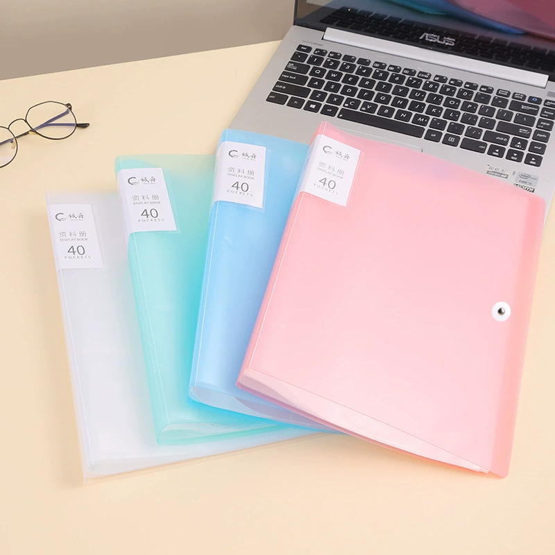 A4 information storage booklet multi-specification translucent file bag test paper insert sorting pp file book test paper sorting
