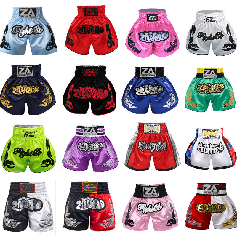 Boxing Sanda Clothing Training Fighting Shorts Thai Boxing Pants Fighting Sanda Summer Training Boxer Shorts Wholesale