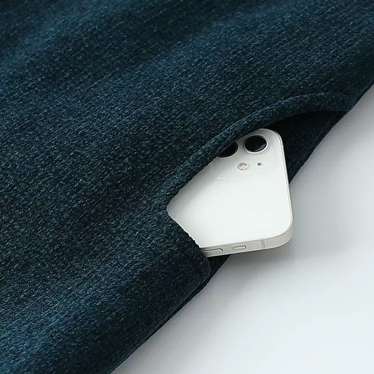 Jacket, warm woolen coat, with embroidery, for middle age