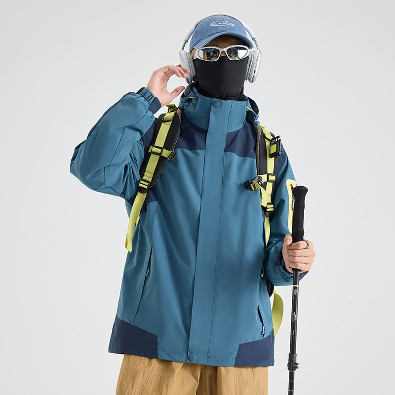 Windproof Waterproof Jacket (three-in-one) — Work & Climbing, Increased Thickness, Unisex Sizes
