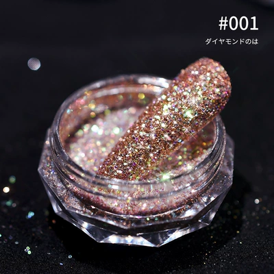 Nail Art Crystal Crushed Diamond Powder, Trendy New Product, Sparkling Mixed Micro Diamonds, Glitter Nail Sequins, Diamond Decorations (Dırnaq bəzəkləri) - crystal-diamond-powder-01