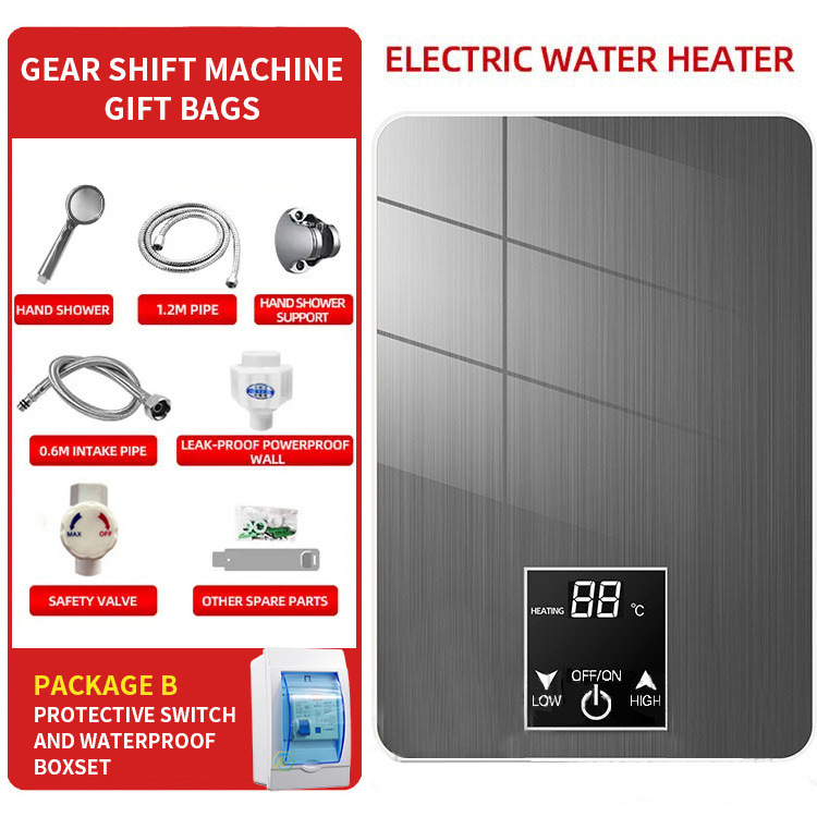 国境を越えたインスタント電気温水器 110V 家庭用インスタント加熱小型シャワーインテリジェント恒温バス省エネ|undefined