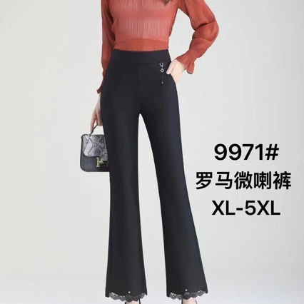 Jinmian римские брюки с открытой вилкой Weala 2025 новая высокая талия носить на улице тонкие повседневные корейские брюки с высокой пулей профессиональные брюки