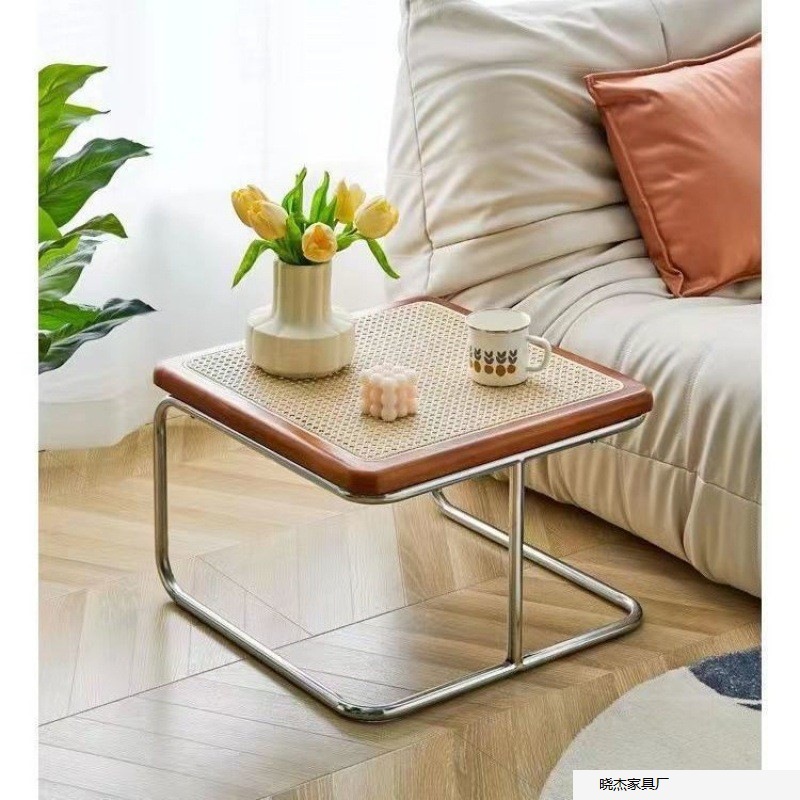 인기 추천 Changhong Glass-체리 컬러-소형 사이드 테이블