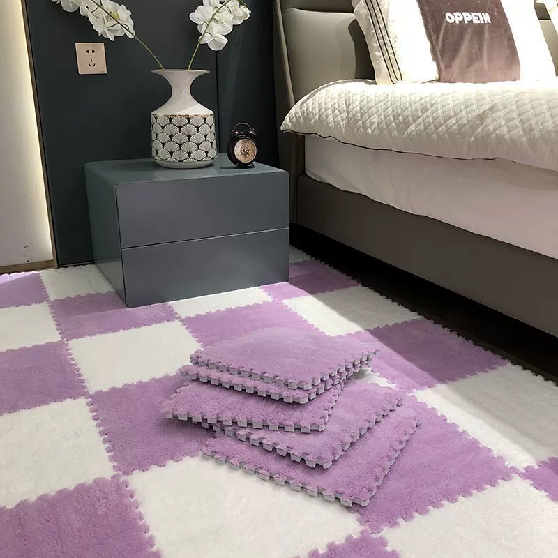 Модульные ковровые плитки 30×30×1,6 см, плитки с пазом, однотонные и многоцветные наборы