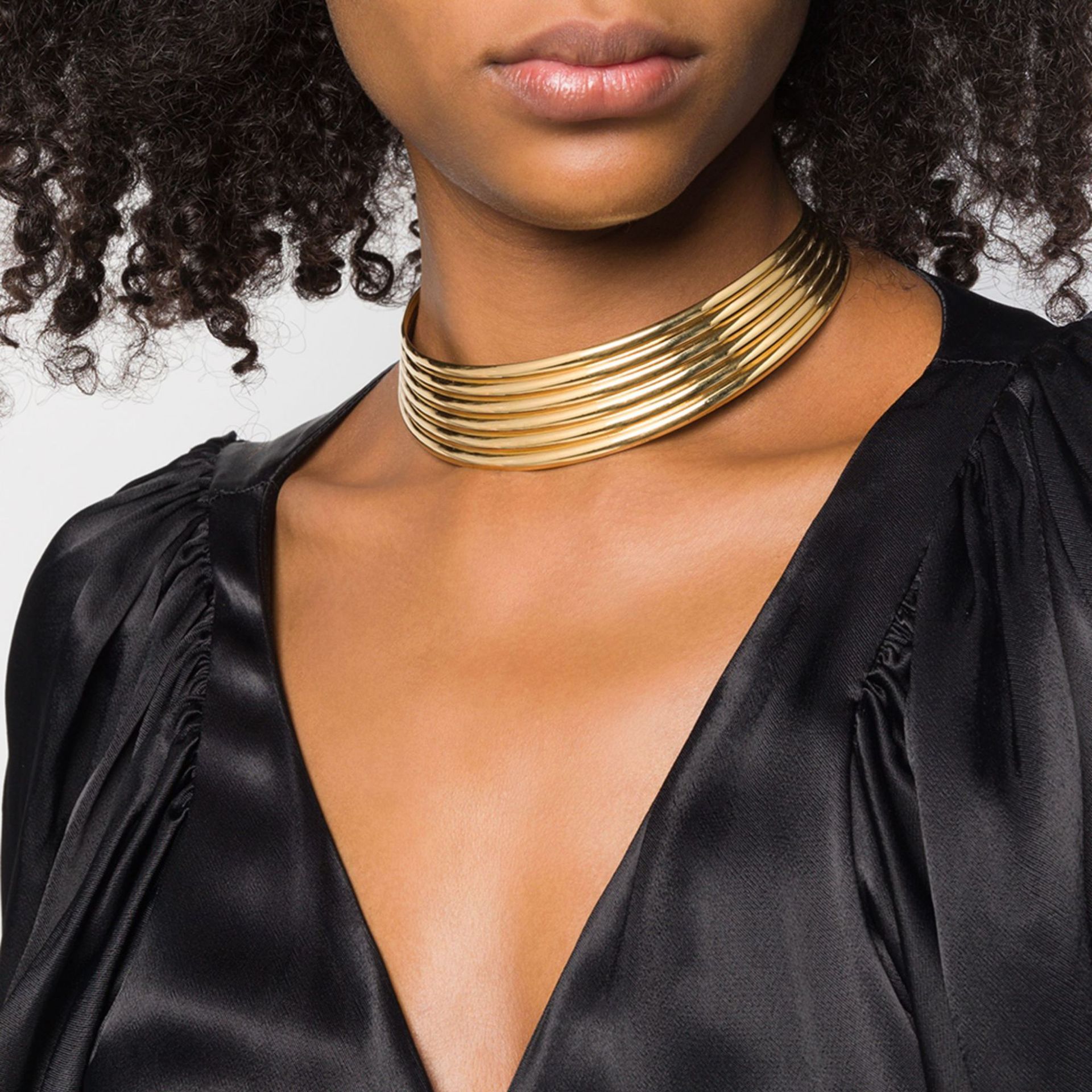 Collar metálico exagerado estilo europeo y americano gargantilla transfronteriza exclusiva para Amazon